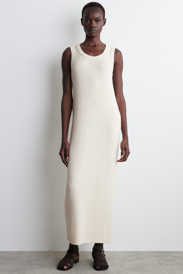 Cotton Silk Tank Dress 