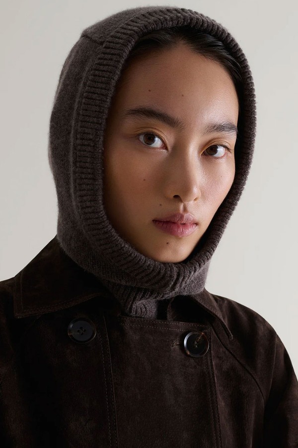 Cashmere Merino Knitted Hood from Rise & Fall