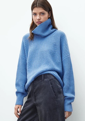 Purl Knit Wool And Cashmere Sweater from Massimo Dutti