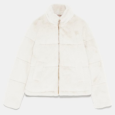 Faux Fur Jacket from Zara