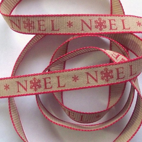 Noel Christmas Ribbon