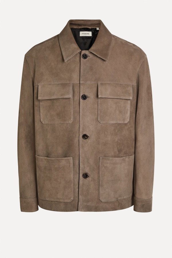 Chore Suede Overshirt from Frame