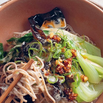 Soba Noodles With Sesame Dressing 