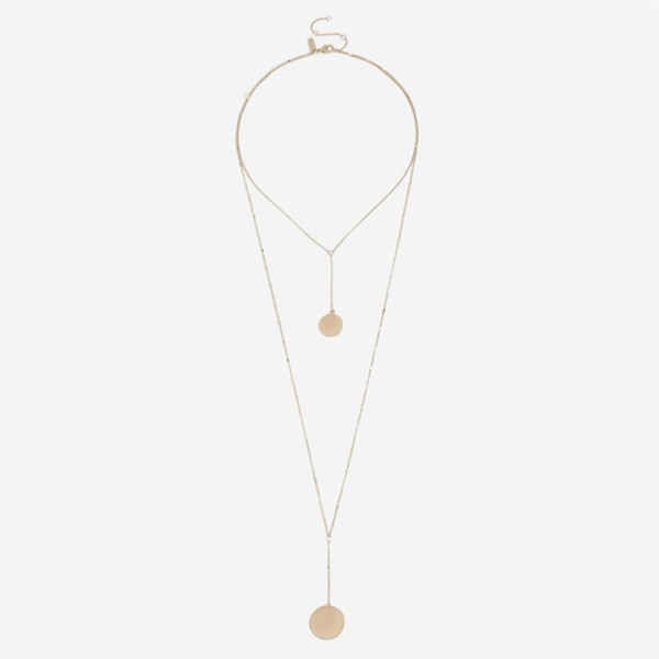 Circle Disc Necklace from Topshop