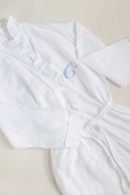 The Ruffled Linen Robe from Clementine & Mint