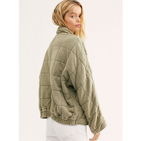 Dolman Quilted Knit Jacket from Free People