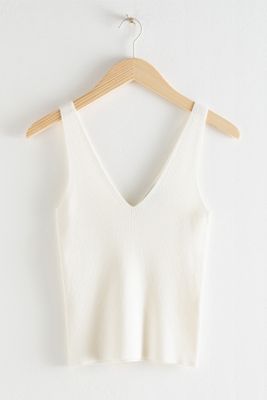 Stretch Rib Knit Tank Top from & Other Stories