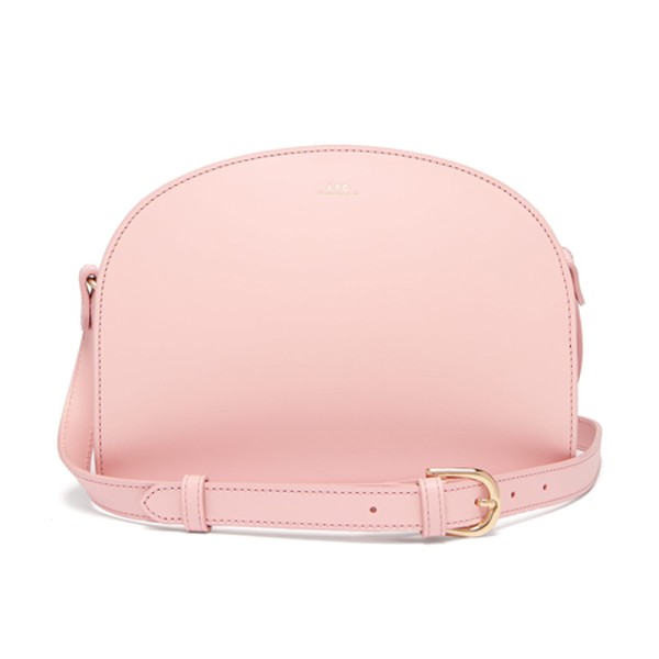 Half-Moon Leather Cross-Body Bag from A.P.C