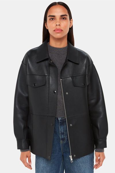 Clean Bonded Leather Jacket