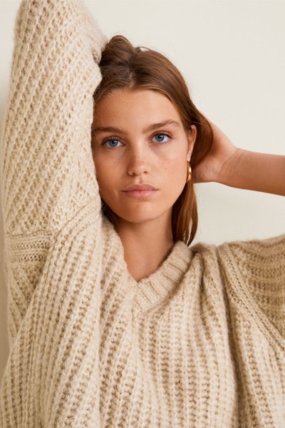 Chunky Knit Sweater from Mango