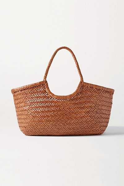 Nantucket Large Woven Leather Tote from Dragon Diffusion