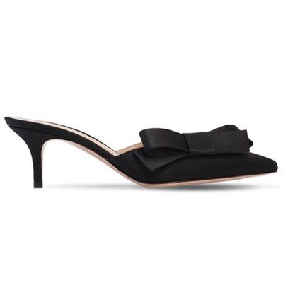 Bow Satin Mules from Gianvito Rossi