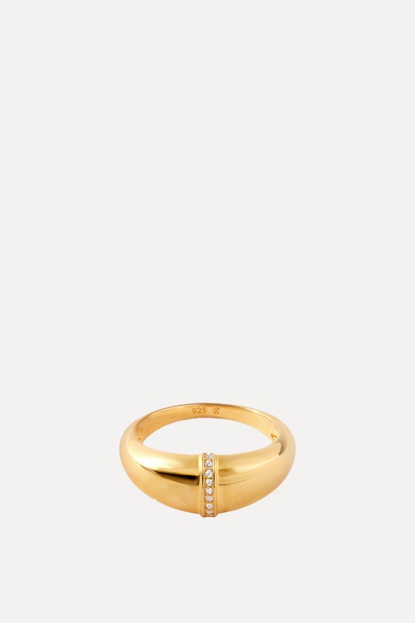 Charlotte Collins Dome Pavé Ring from Edge Of Ember