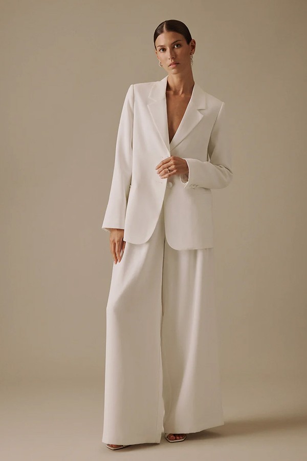 Wide Leg Viera Bridal Trousers from Nobody’s Child