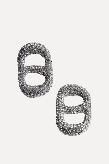 Faceted Crystal Earring from Mango