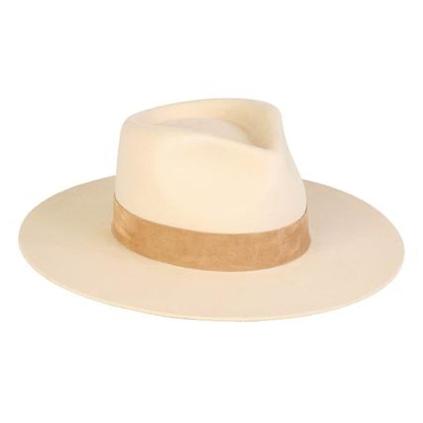 Ivory Fedora Hat from Lack of Colour