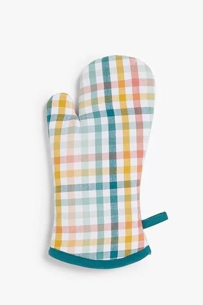 Scandi Gingham Oven Mitt from John Lewis & Partners