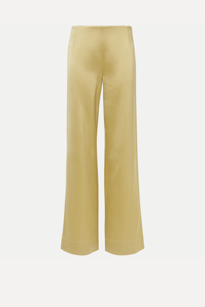 High-Rise Satin Wide-Leg Pants from Toteme