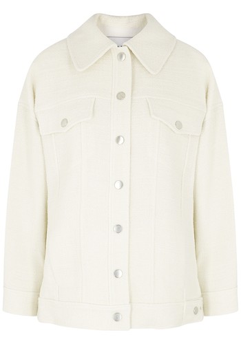 Benson Cream Cotton-Blend Bouclé Jacket from A.L.C