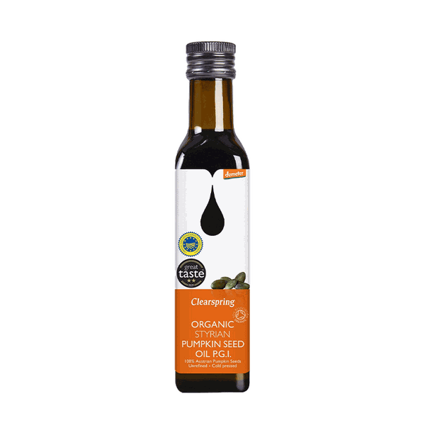 Demeter Organic Styrian Pumpkin Seed Oil from Clearspring