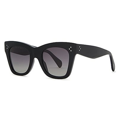 Black & Brown Wayfarer-Style Sunglasses from Celine Eyewear
