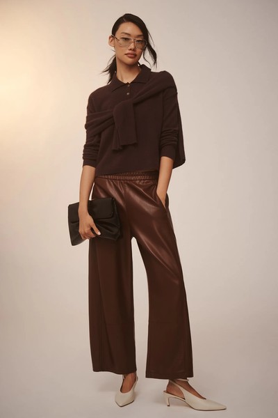 The Izzie Relaxed Pull-On Barrel Trousers from Pilcro