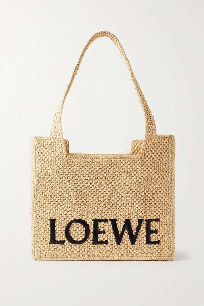 Paula's Ibiza Medium Raffia Tote from Loewe