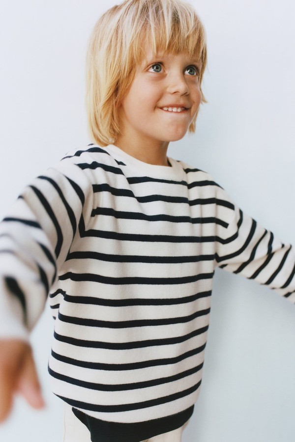 Basic Striped Sweater 