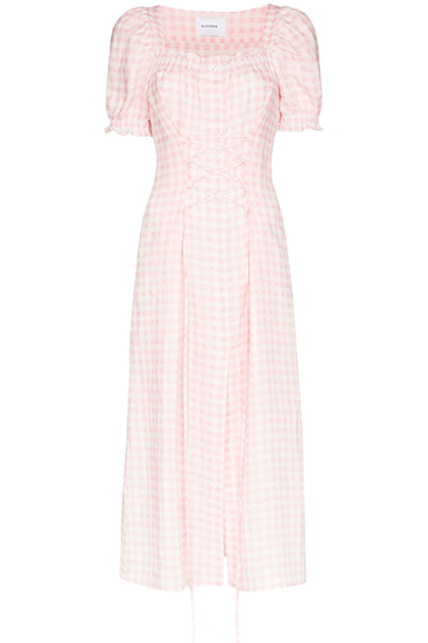 Gingham Midi Dress from Sleeper