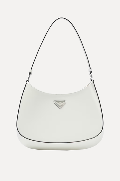 Cleo Small Leather Shoulder Bag from Prada