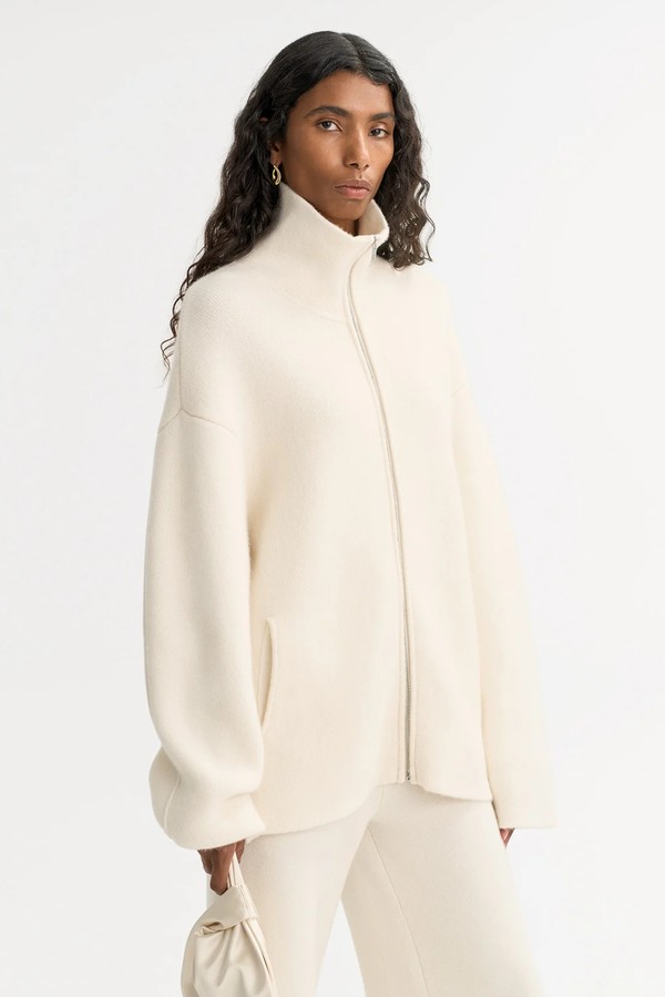 Double Knit Cardigan from Soft Goat