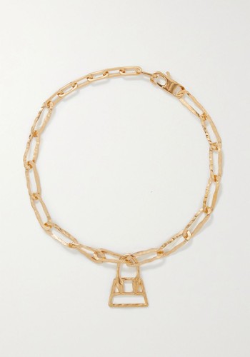 Le Chiquita Hammered Gold-Tone Necklace from Jacquemus