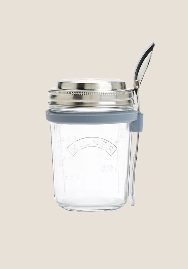 Breakfast Jar with Spoon