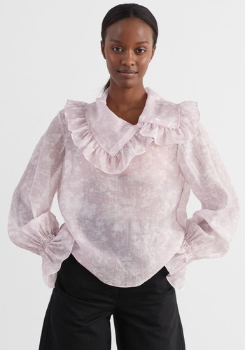 Sheer Ruffled Shirt from & Other Stories