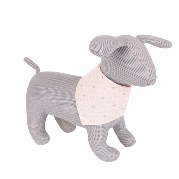 Pink Geo Print Dog Neckerchief