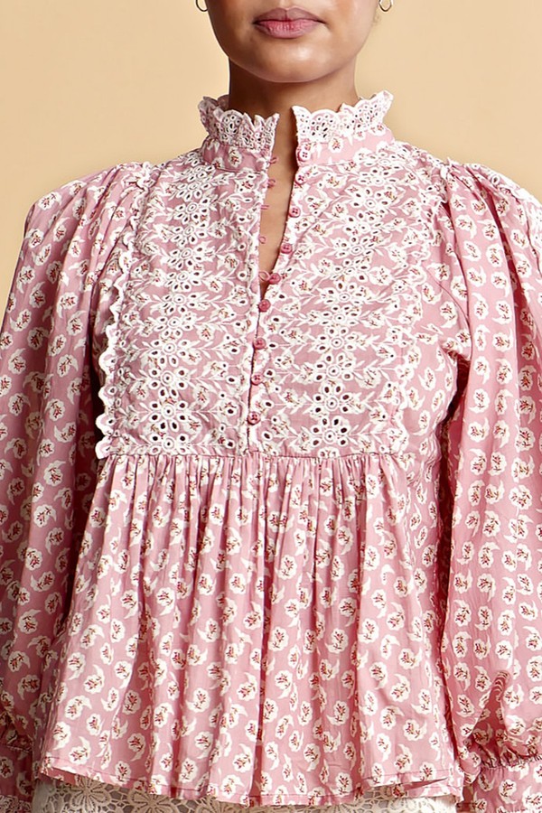 Cotton Slub Blouse from ByTiMo