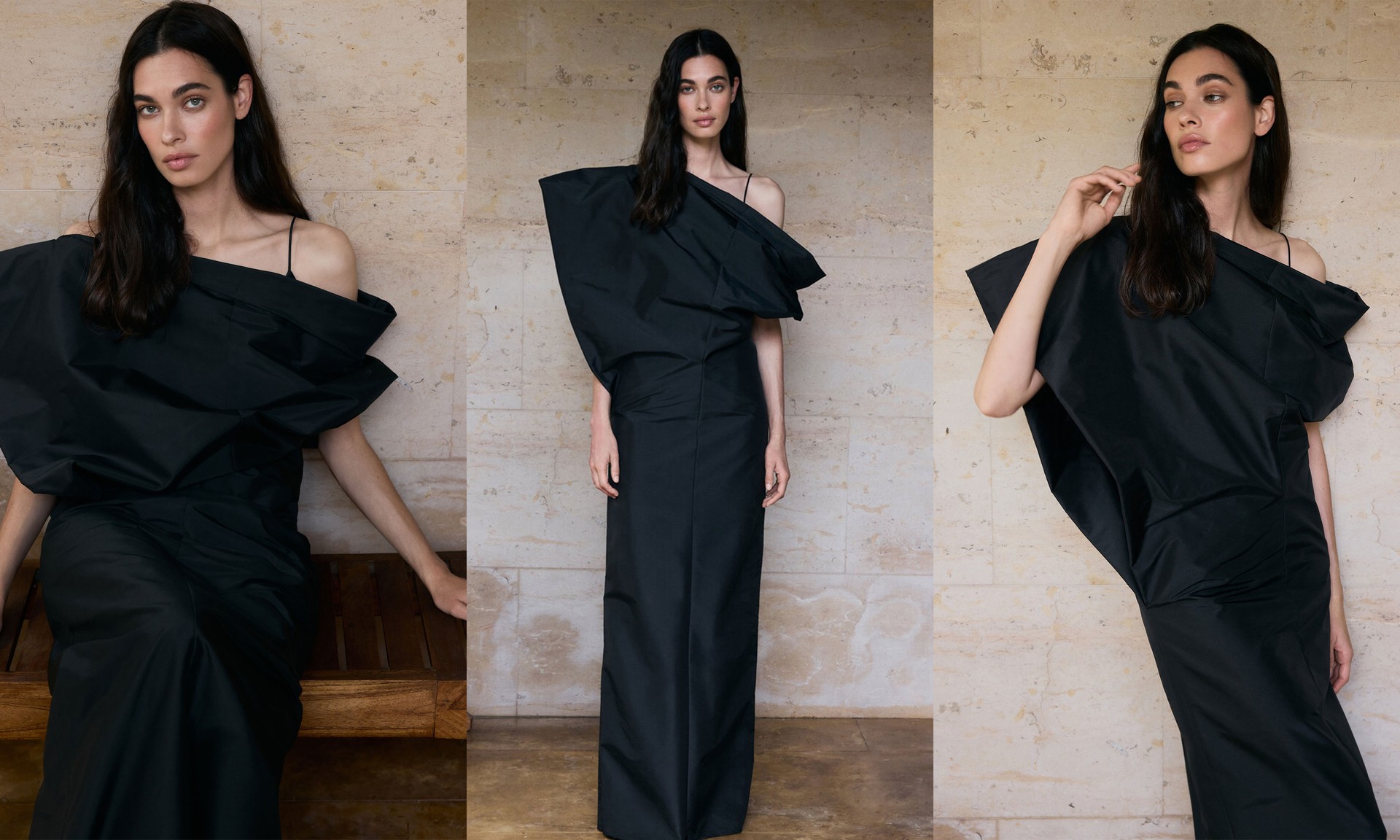 Nara Asymmetric Gown from Di Stavnitser