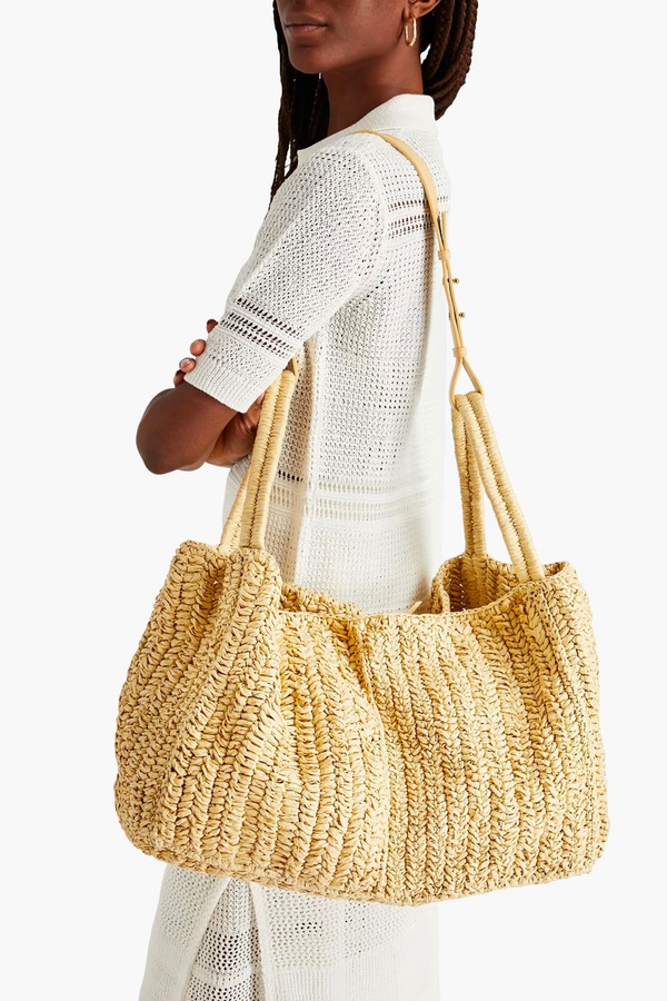 The Busket Raffia Tote from Nanushka