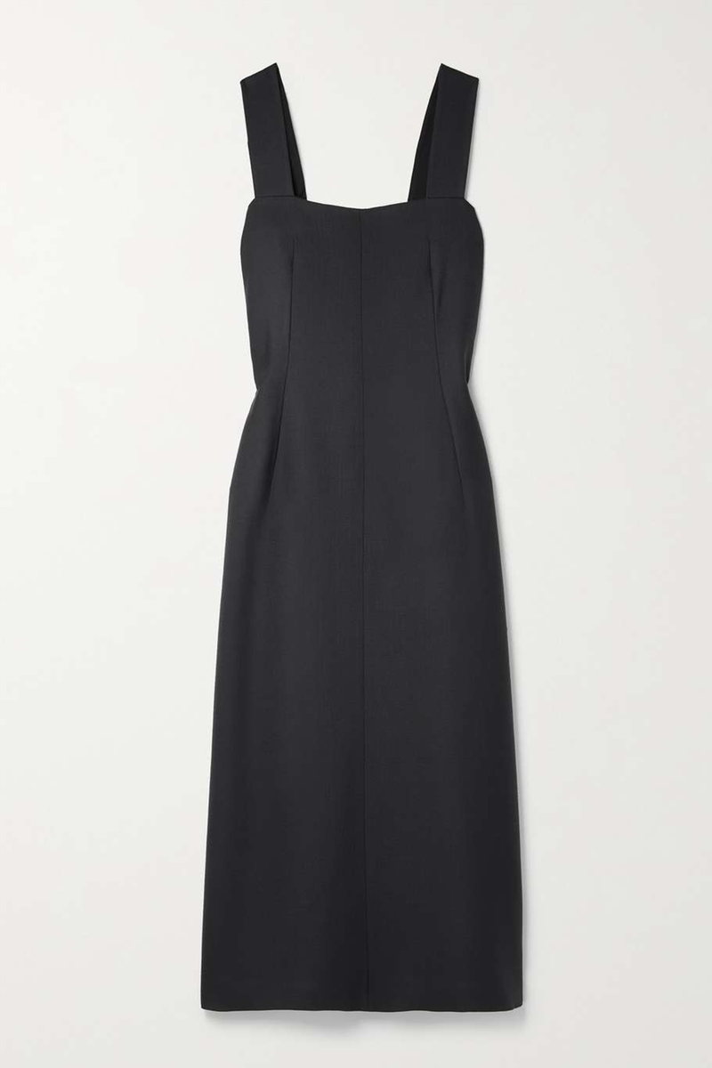 Calali Wool & Silk-Blend Maxi Dress