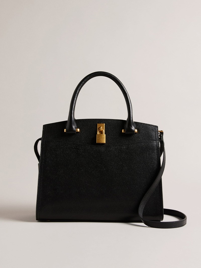 Medium Leather Padlock Handbag, £200