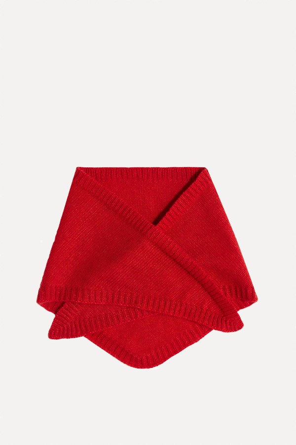 Knitted Triangle Scarf from H&M