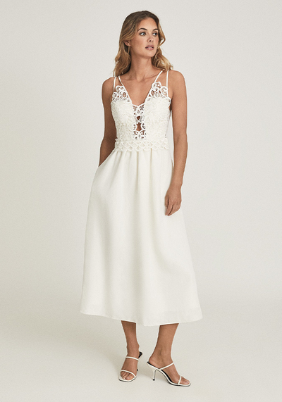 Serena Lace Detailed Midi Dress