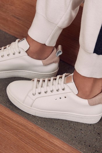 Allie White Star Stud Trainers, £99 | Mint Velvet