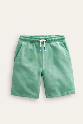 Garment-Dyed Cotton Shorts