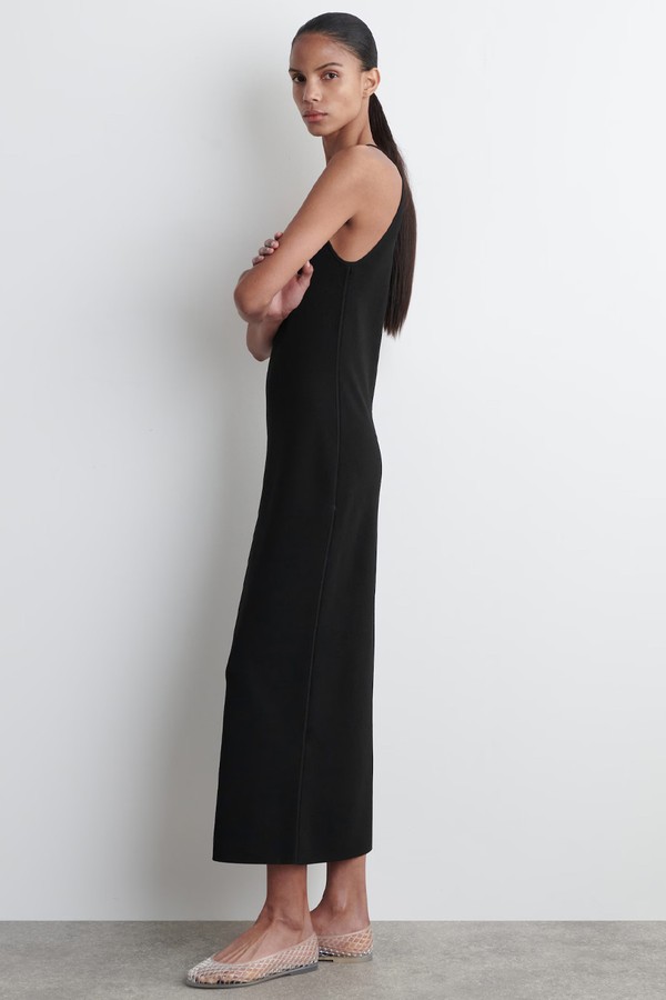 Contoured Knitted Midi Dress