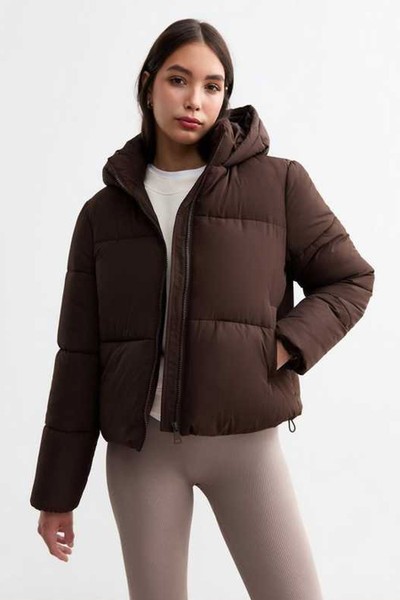 Cropped Puffer Coat from New Look