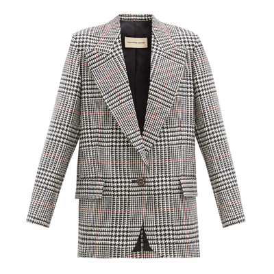 Prince-Of-Wales-Checked Wool Jacket from Alexandre Vauthier