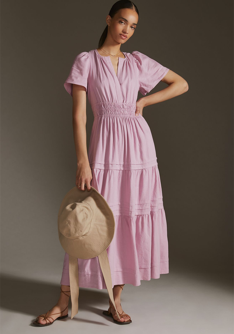 Somerset Linen Maxi Dress