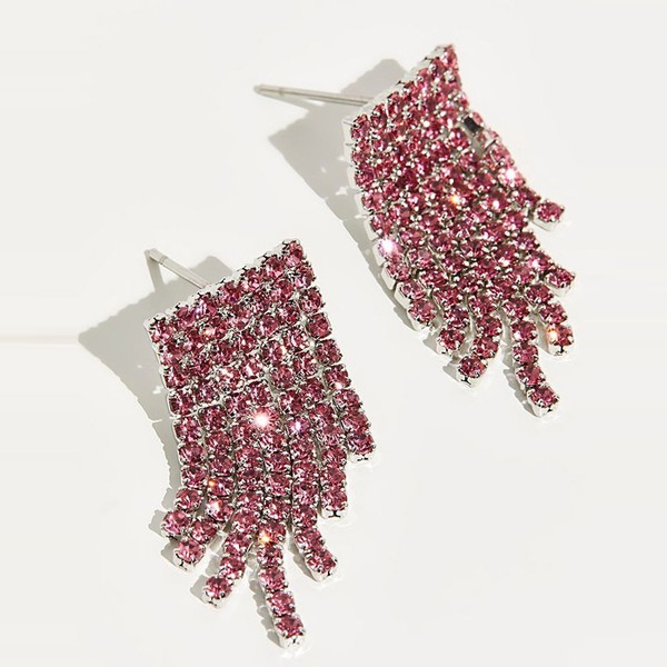 Oasis Fringe Stud Earrings from Free People