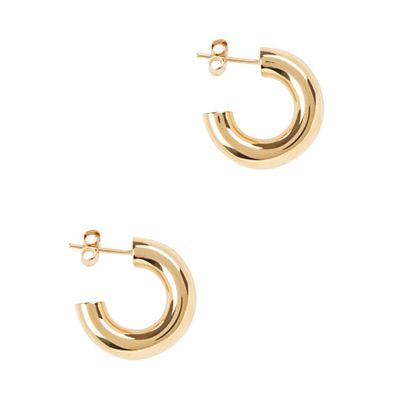 Mini Gold Vermeil Hoop Earrings from Otiumberg